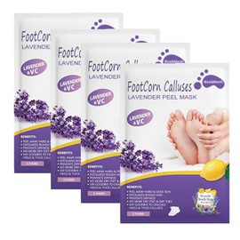4 Pairs Foot Peel Mask,Moisturising Socks for Foot Care
