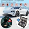 Vinanker Faraday Box for Car Keys, Black Rhombus, Large Size