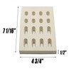 Cookingstar Ceramic Brick Flame Tamer, Grill Ceramic Briquettes (8-Pack) for