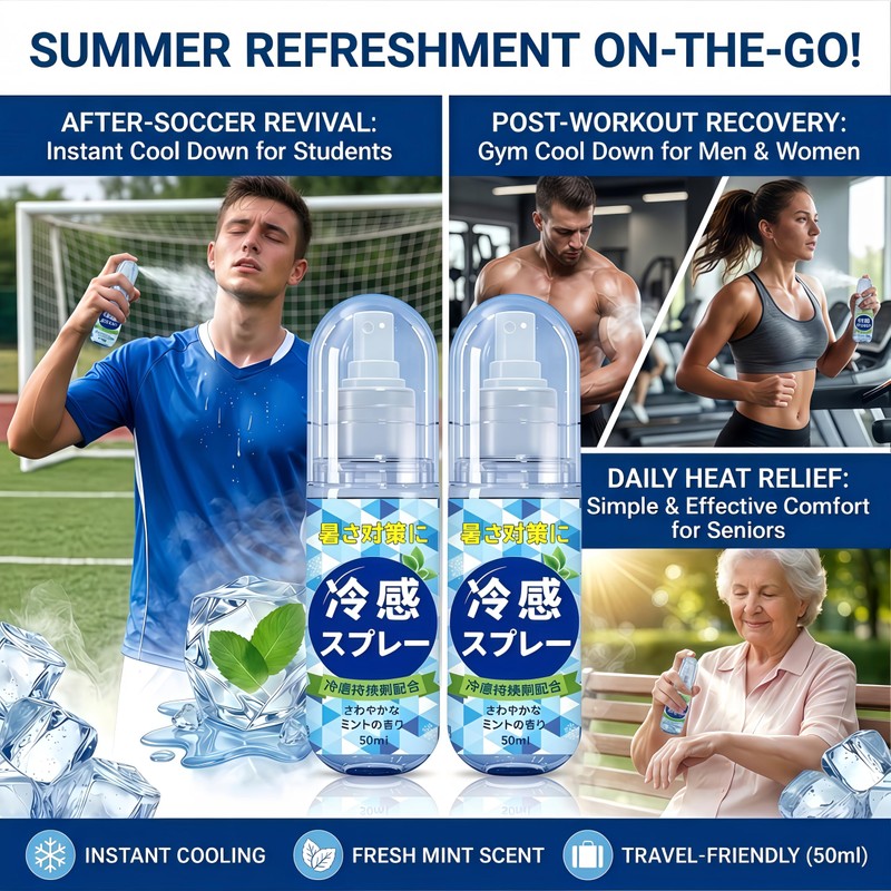 2Pcs Cooling Spray - Cooling Spray for Hot Weather