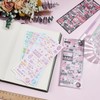NICENEEDED 6 Sheets Korean Photocard Stickers, Love Butterflies Pattern Kpop