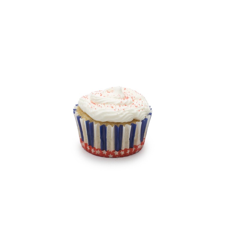 Fox Run 7199 Patriotic Bake Cup Set, Standard, 50-Count, Multi-Color