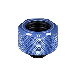 Thermaltake Pacific Blue 4 Build-In O-Rings C-ProG1/4 PETG 16mm OD Compression Fitting CL-W210-CU00BU-A