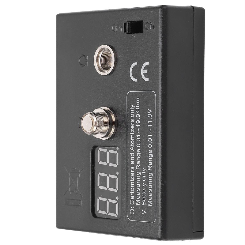 Wire OHM Meter, Coil Resistance Tester Accurate ABS Digital Display