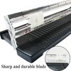 Paper Cutter Slider Guillotine,A5 Paper Slicer Trimmer with 3 Security
