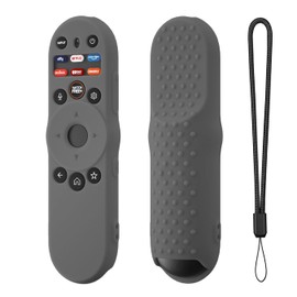 Hi Color Remote Cover for Vizio TV Remote XRT270 Smart TV Remote 2023, Silicone Vizio Remote Control Case Cover for VIZIO XRT270 Silicone Sleeve with Lanyard(Dark Grey)