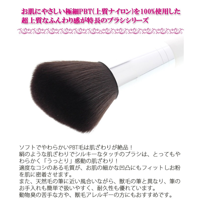 Shishida Seishindo PA-01 Cosmetic Brush, Brush School Face Brush
