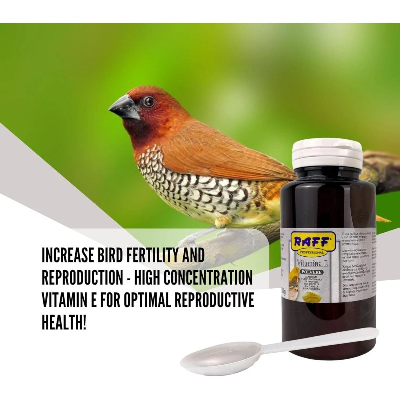Raff Vitamin E Powder for Birds by Raff, Pigeons &
