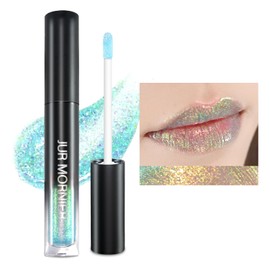 JUR MORNIER Chameleon Lip Gloss Magic Color Changing Moisturizing Lip Oil Multichrome Sparkly Metallic Color Intense with Highly Pigment Liquid Lipstick (04, 3.5ml)