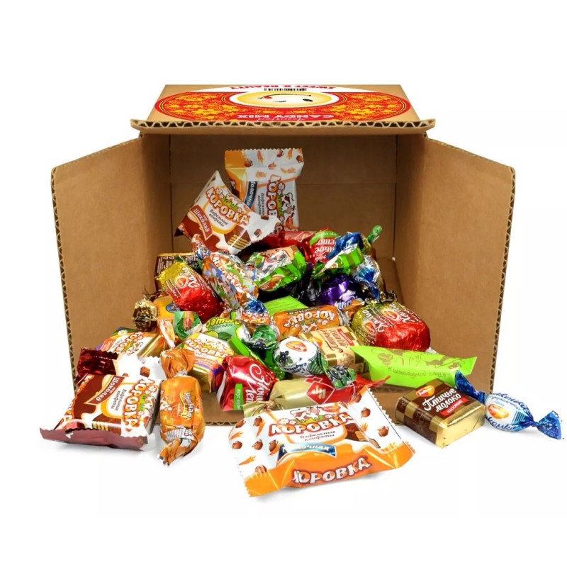 Rot Front Russian Sweets Candy Mix Chocolate, Toffee & Hard