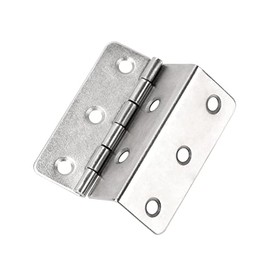 10 Pack 2" Chest Hinges - Nickel, Swing Clear, Expandable Cabinet Door Hinges