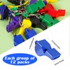LIANGYUNZE Whistle, 12 Pcs Yellow Professional Sport Whistle Set with