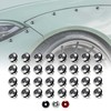 Rolling Gears Aluminum 32-Pieces M6 Anode Gasket Washer Kit for