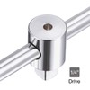 sourcing map 1/4" Drive Sliding Wrench Breaker Bar T-Handle Socket