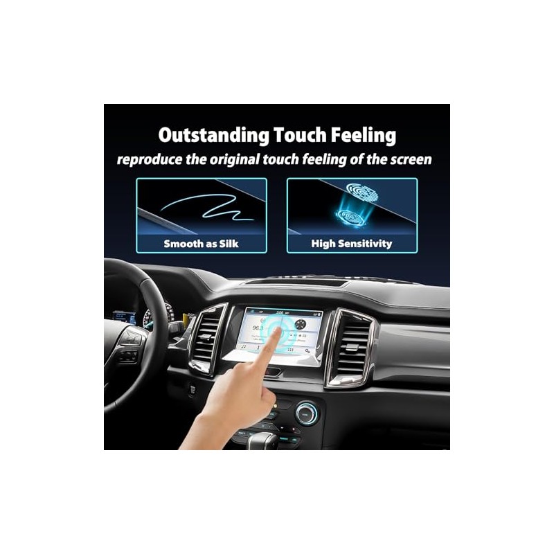 LUWU - Protector de visualización para Ford Ranger 2019-2023 de