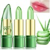 Aloe Vera Lipstick, Aloe Vera Lip Balm, Moisturizing Crystal Jelly