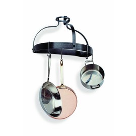 Enclume Premier Wall Crown Pot Rack, Hammered Steel