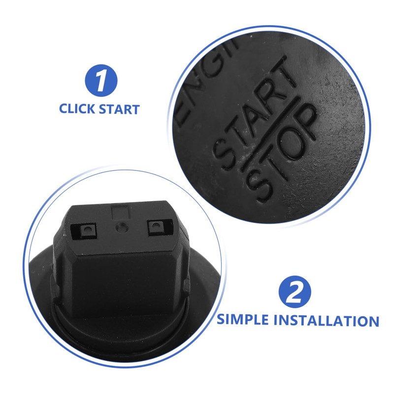 ABOOFAN Keyless Push Start Engine Button Switch for Durable Momentary