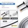 Oupukle Shower Hose 1.25M, Stainless Steel Shower Hose Encryption Replacement