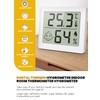 Digital Thermometer Hygrometer Ultra Thin 3.1 Inch Large Screen Electronic