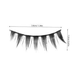 TOVINANNA 5 Pairs Fake Eyelashes Women False Lashes Women Eyelashes Fake Lashes Natural Makeup Accessories Fiber Black