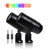 Disco Ball Spotlight 2 Pack, AQOOL Mini Pinspot Lights 5W