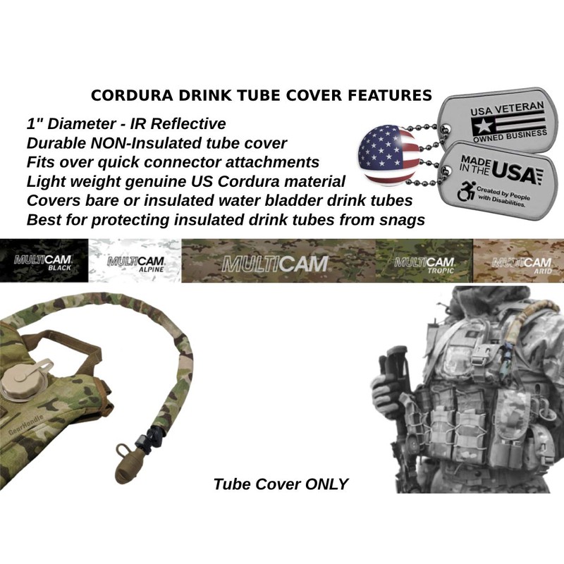 Multicam Hydration Pack Drink Tube Cover - Multicam - 36