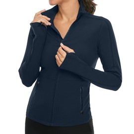 VUTRU Women's Workout Yoga Jacket Full Zip Running Track Jacket