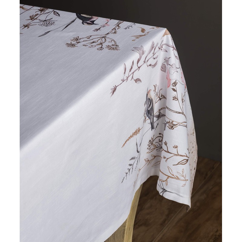 Maison d' Hermine Tablecloth 100% Cotton 140x230cm Washable Square Table