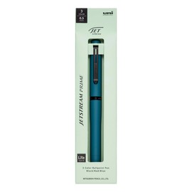 Mitsubishi Pencil 3 Color Ballpoint Pen Jet Stream Prime Lite Touch Ink Black/Red/Blue 0.5mm (Ivy Green SXE3LPR05-39)