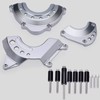 LEDISHUN Engine Cover Engine Slider Engine Guard for Kawasaki Z900
