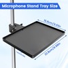 Universal Sound Card Tray, Microphone Stand Tray Mount Clamp on