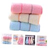 TOVINANNA 6pcs Cotton Face Cloths Thickened Absorbent Face Washers Soft