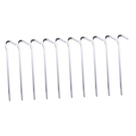 Generic 1set Heavy Duty Tent Pegs Ground Nails for Camping Outdoor Supplies for Tents Canopies Gazebos and Gardening 12pcs