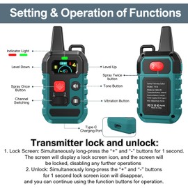 Citronella Training Collar for Dog [No Spray Refill] Spray Dog Training Collar with Beep/Vibration/Spray Mode & 6 Adjustable Sensitivities Bark Collar, Safer Citronella Bark Collar for L/M/S Dog