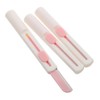 Stainless Steel Eyebrow Razor Set 3pcs Women's Trimmer Micromesh Blades