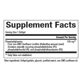 Fosfatidilserina 100mg 30 Cápsulas Natural Factors
