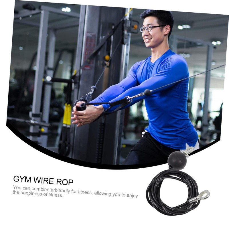 WHAMVOX 1bag Fitness Steel Wire Rope Heavy Duty Cable for