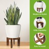 hismocal Wood Plant Stand Indoor/Outdoor for Plants, Large Size Planter