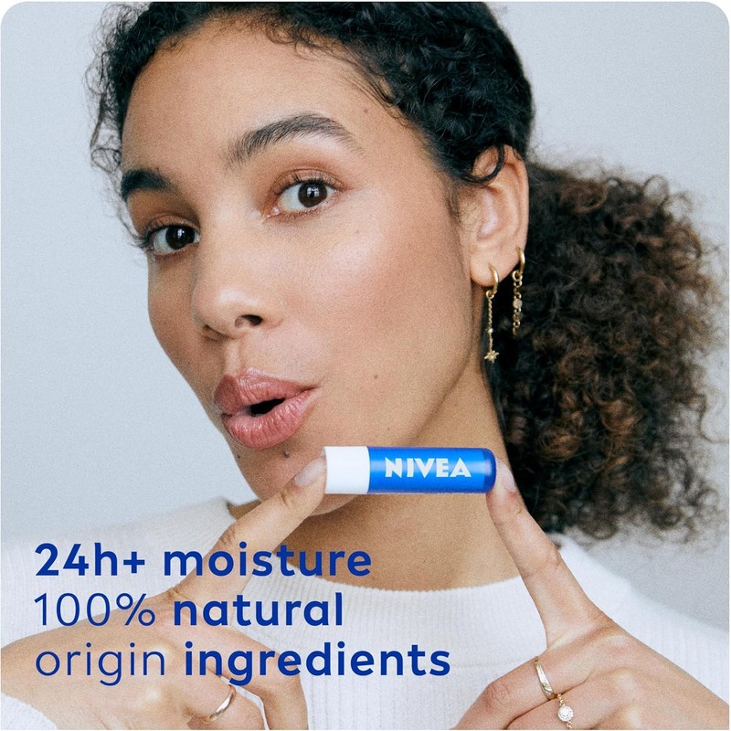 NIVEA Lip Balm Original Care (4.8g) Lip Balm Deeply Hydrates