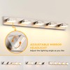 MKBNG 5-Light 5CCT Modern Bathroom Vanity Light Fixtures, 40-Inch 350°