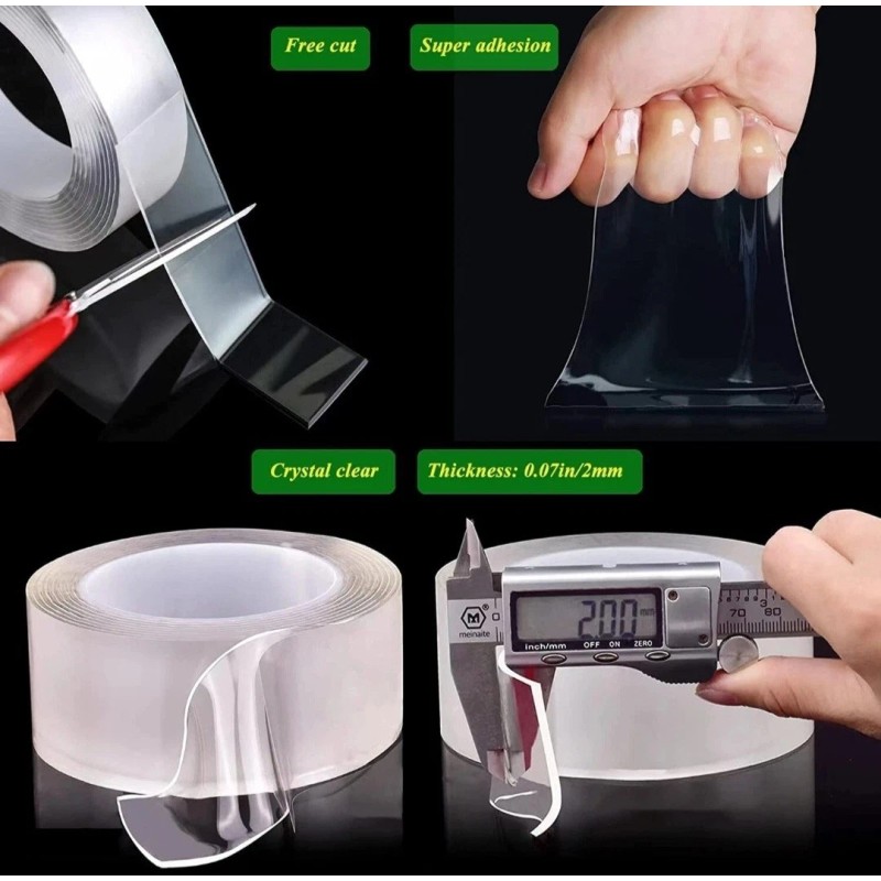 Alien Nano Tape Double Sided Heavy Duty Reusable Adhesive Stick