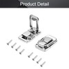 MroMax 2Pcs Toggle Catch Lock 1.89" x 1.3" (LxW) Iron