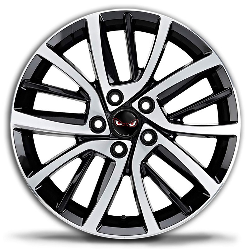 Biomar Labs VW 5G0601171 Volkswagen 66mm Black No Fear Eyes