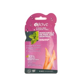 Ejove Foot Mask with Menthol Extract, 20 ml, Moisturises, Cooling Foot Mask, Care for Rough and Dry Feet, Refreshing Care Against Calluses