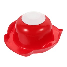 Garneck Food Safety Holder for Mandolin Slicer or Grater, Finger Anti-Cut Protectors for Vegetable Grater Peelers Food Slicer Cutter Finger Guard for Mandoline Slicer Grater Cutting Red