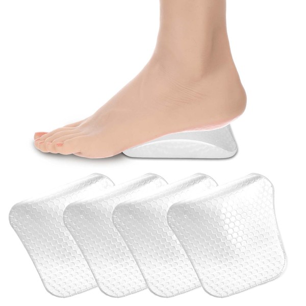 Ptwola 2 Pairs Foot's Arch Support Shoe Insoles Women Flat