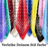 ZENO Rotes Bandana – 100% Baumwolle & Natürliche Fasern –