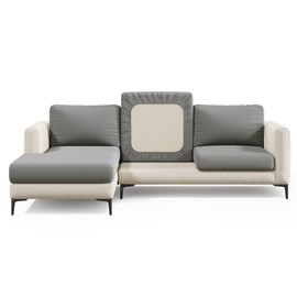 Nolan Interior Magic Sofa Cover - Classic Jacquard Sofa Seat Cover - Medium, Charcoal Grey - Pet Proof, Easy Install, Stretchy, Machine Washable