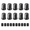 sourcing map 10pcs Potentiometer Knobs,D-Shaft Replacement Rubber Potentiometer Control Knob